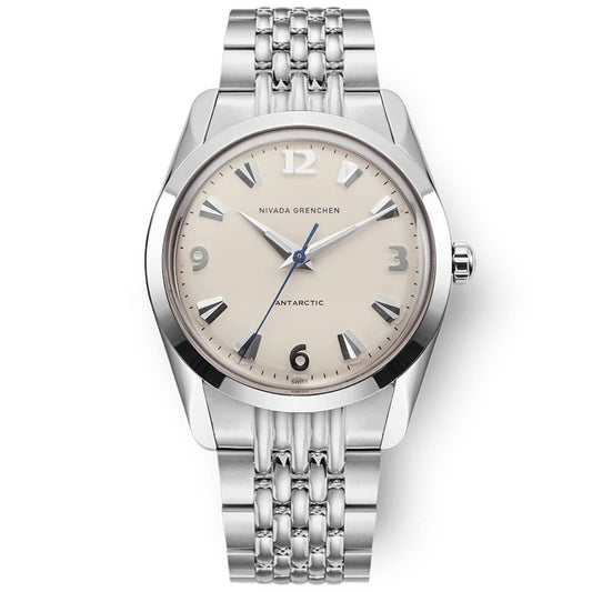 Nivada Grenchen Antarctic Eggshell White Luminova 35mm