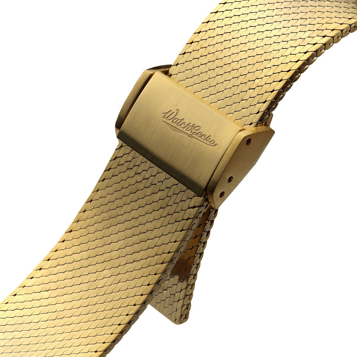 Calibre 1960 Mesh Watch Strap - PVD Gold