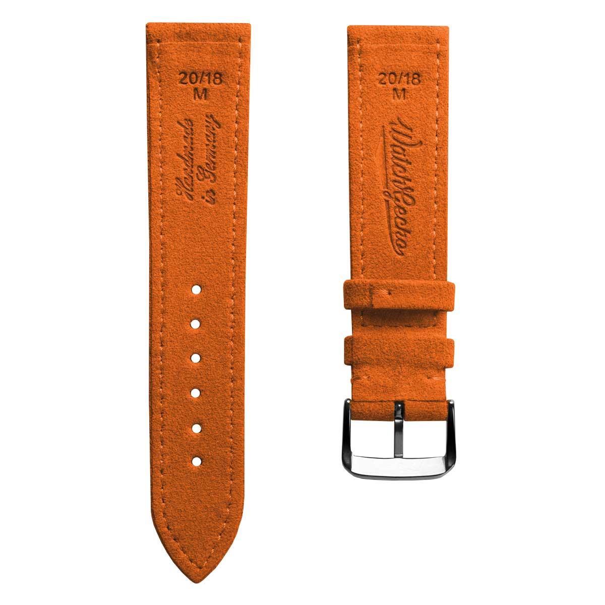 Sorrel Alcantara® Watch Strap - Pumpkin