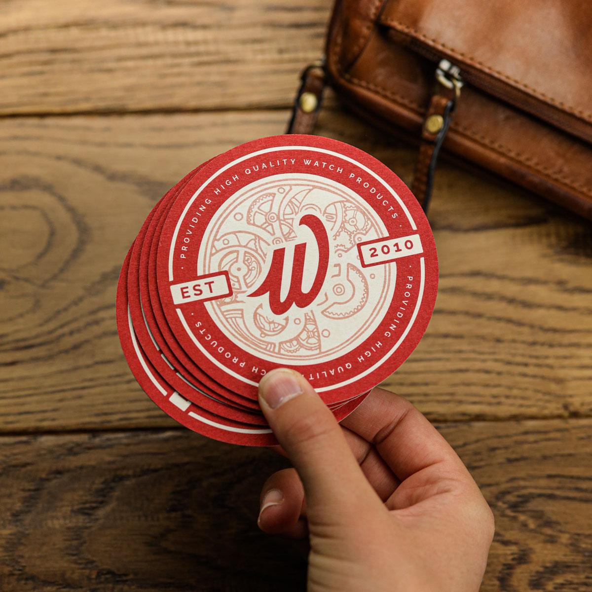 WatchGecko Eco-Friendly Beer Mats (Pack of 5)