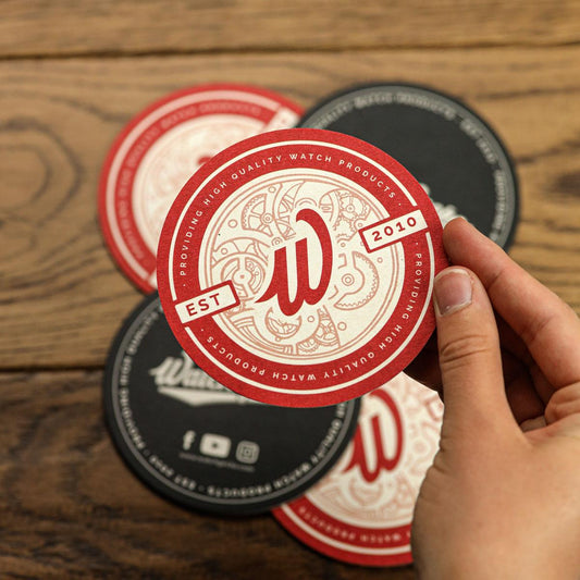 WatchGecko Eco-Friendly Beer Mats (Pack of 5)