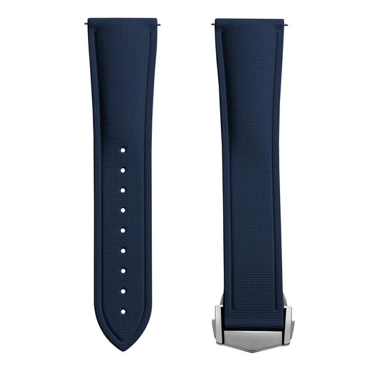 Endurance Rubber Deployant Watch Strap - Captain’s Blue