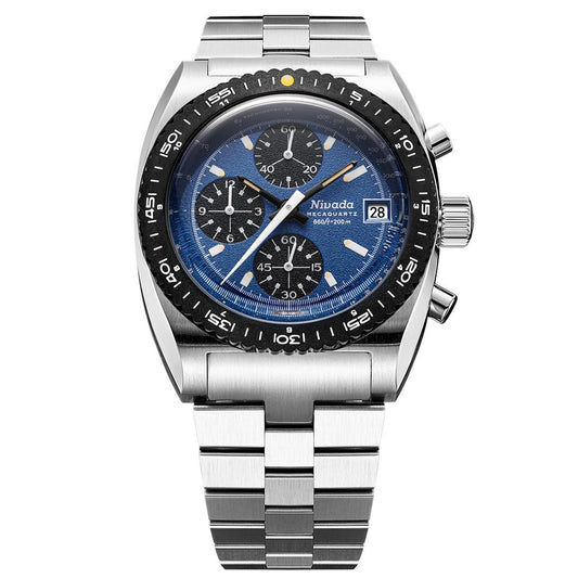 Nivada Grenchen Autochron Blue - Bracelet