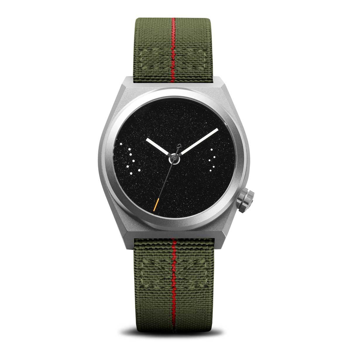 Boldr Polaris Moonstone Grey - Green Red Stripe