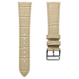 Brixham Special Buckle Gator Watch Strap - Beige