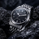 Nivada Grenchen Antarctic Erotic Black with white Super Luminova