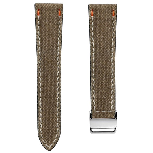 Vector-X1 Canvas Watch Strap Aircraft Buckle - Desert Tan
