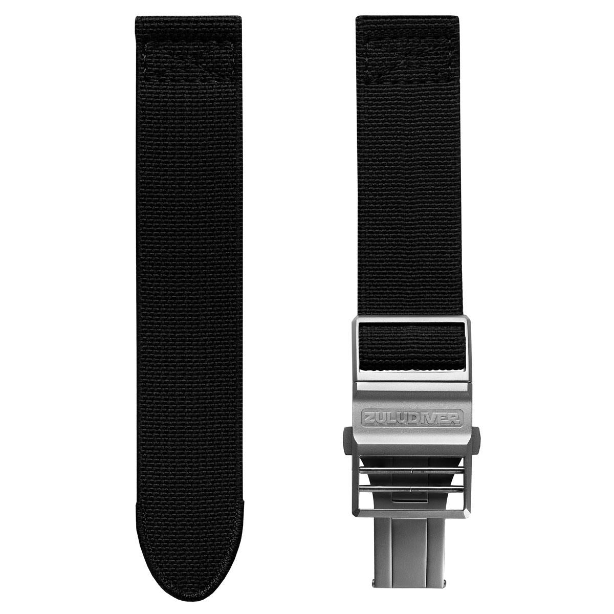 OctoFlex Duo Watch Strap - Granite Black
