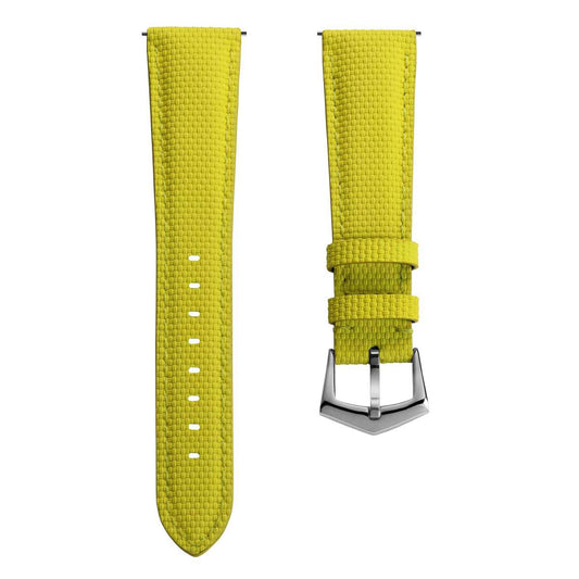 Waypoint Rubber Watch Strap - Dawn Yellow