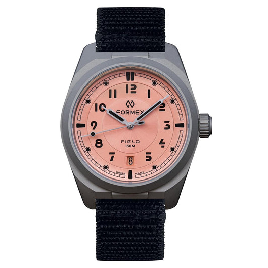 2025 FORMEX Field 40 mm "Coho Salmon" on black nylon / velcro strap