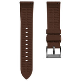WatchGecko Sennen Quick-Release FKM Rubber Watch Strap - Brown