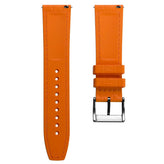 Everglade Alligator Pattern FKM Rubber Strap - Signal Orange