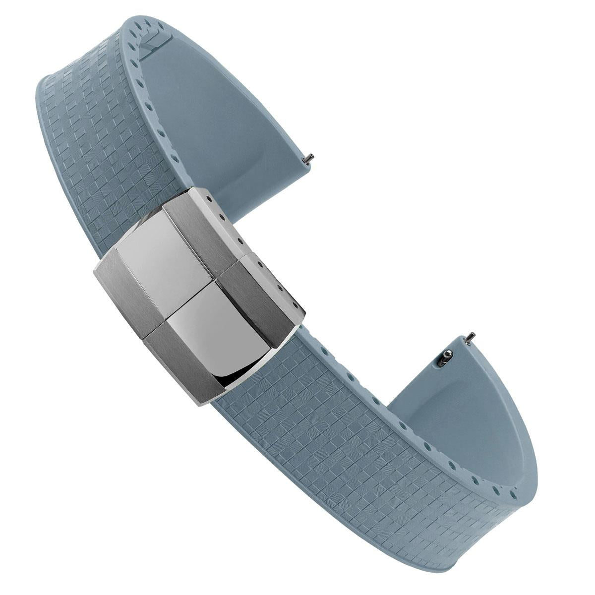Mosaic CTS Rubber Watch Strap - Powder Blue