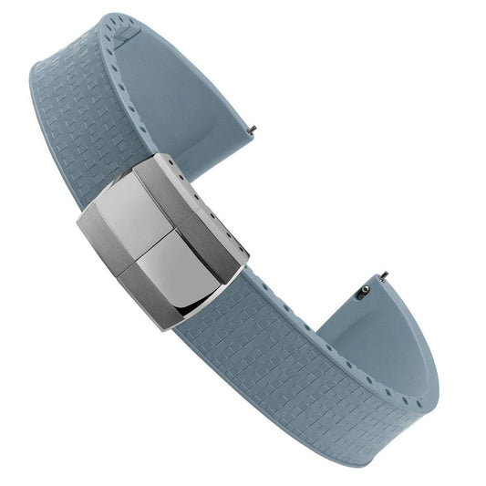 Mosaic CTS Rubber Watch Strap - Powder Blue