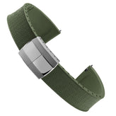 Mosaic CTS Rubber Watch Strap - Military Green