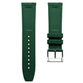 Everglade Alligator Pattern FKM Rubber Strap - Marsh Green