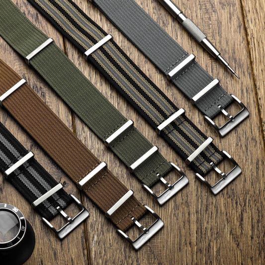WatchGecko Ridge British Military 5 Watch Strap Set - Classic