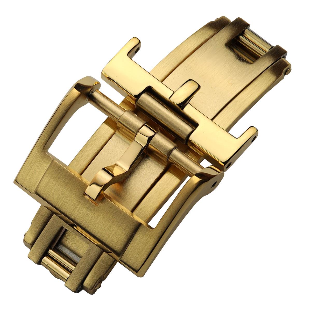 Axis Spring Deployant Clasp – IP Gold