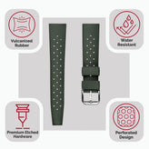 Original TROPIC® Dive Watch Strap - Army Green