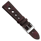 Boutsen Racing Handmade Leather Watch Strap - Burgundy