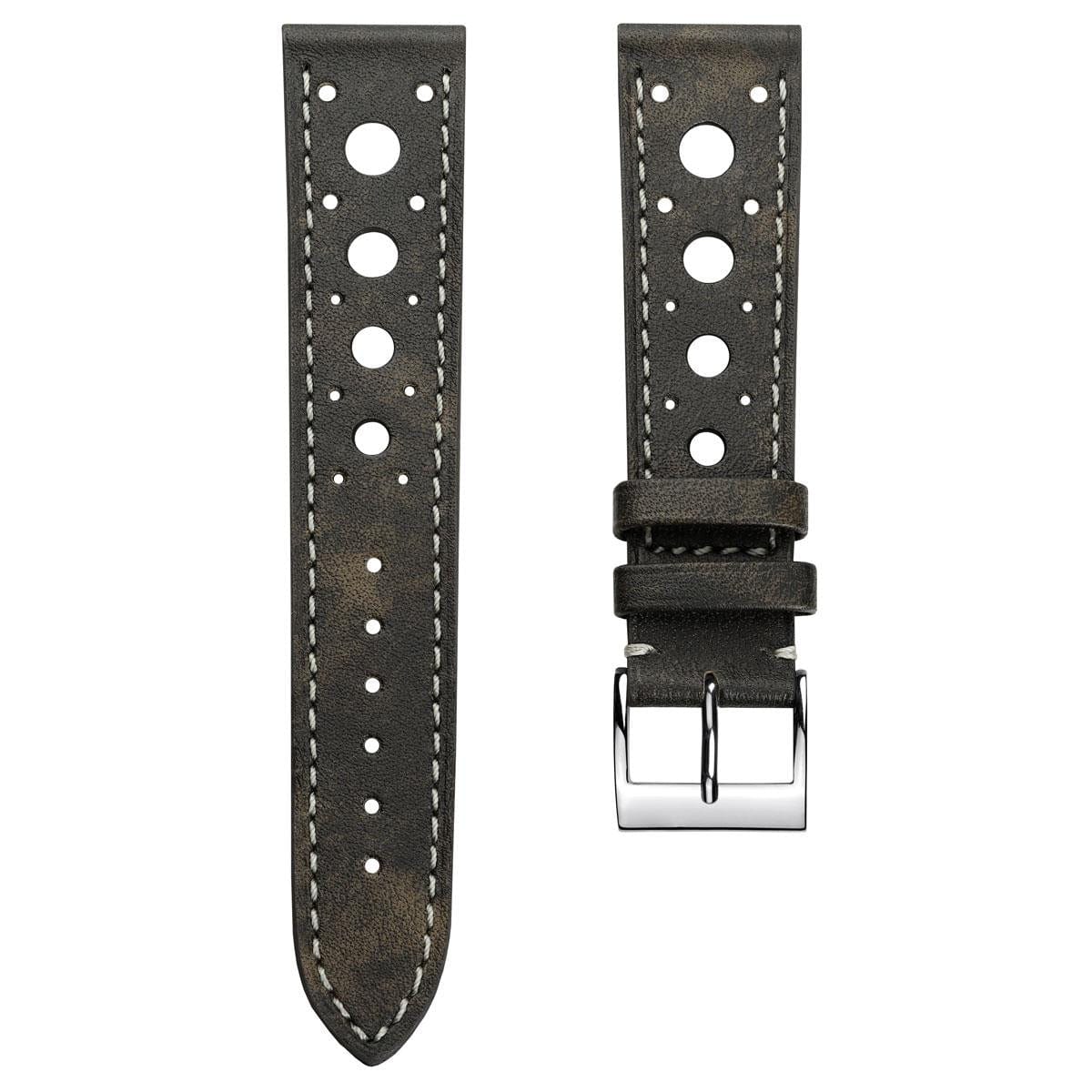 Boutsen Racing Handmade Leather Watch Strap - Mocca