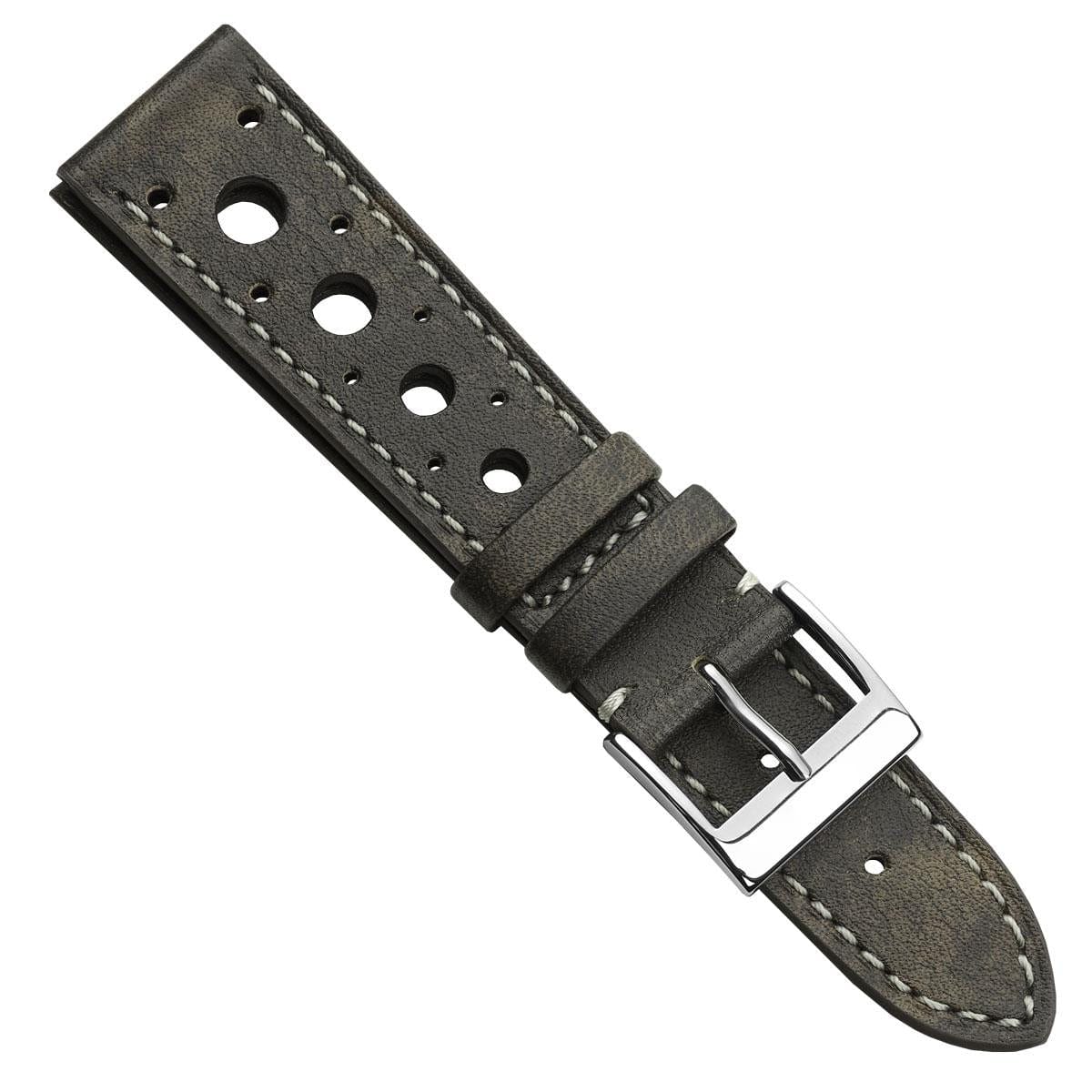 Boutsen Racing Handmade Leather Watch Strap - Mocca