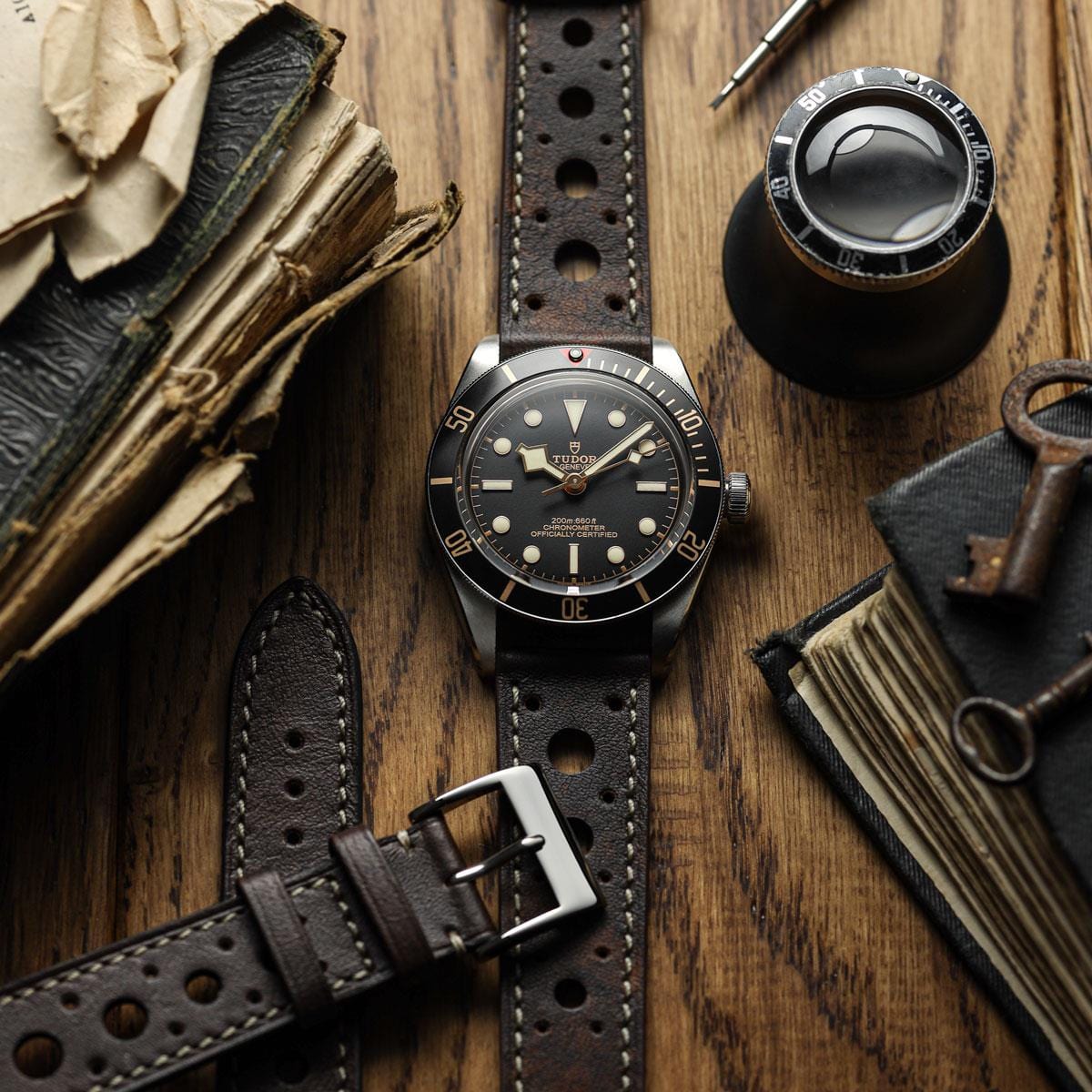 Boutsen Racing Handmade Leather Watch Strap - Tempete