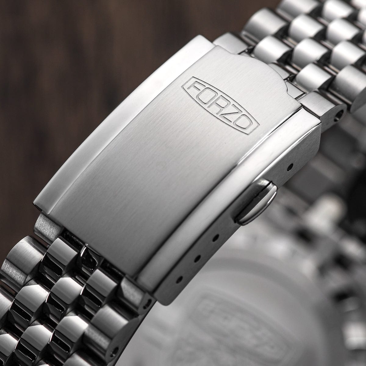FORZO 5-Link Solid Stainless Steel Bracelet