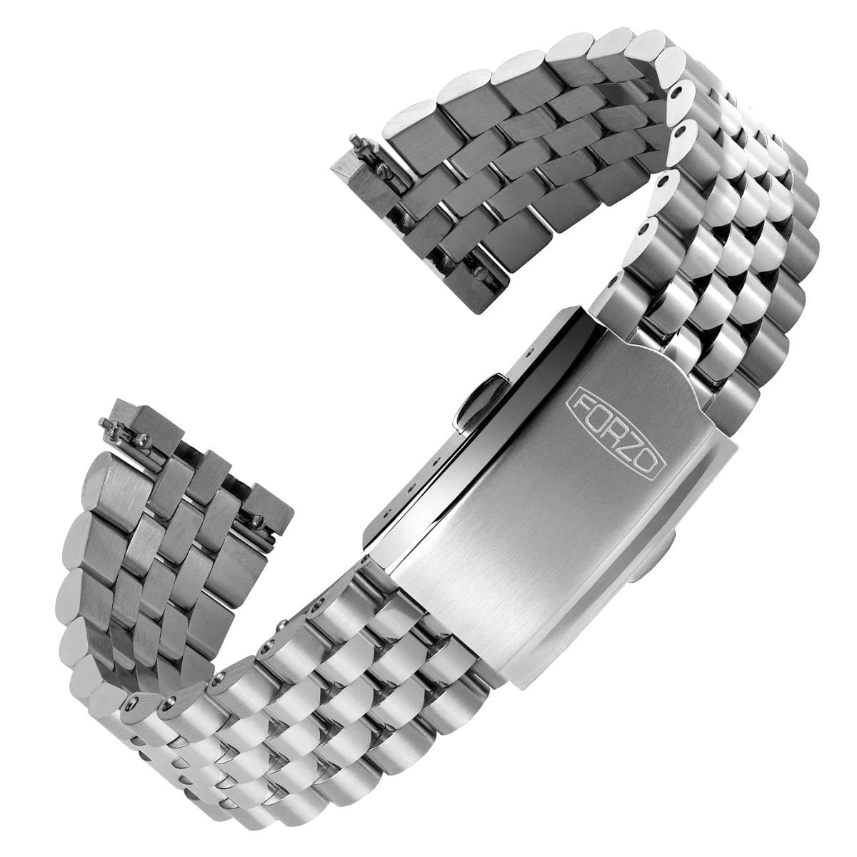 FORZO 5-Link Solid Stainless Steel Bracelet