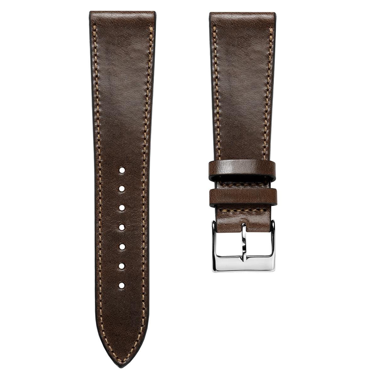 Radstock Missouri Vintage Leather Watch Strap - Dark Brown