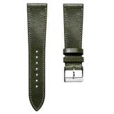 Radstock Missouri Vintage Leather Watch Strap - Dark Green