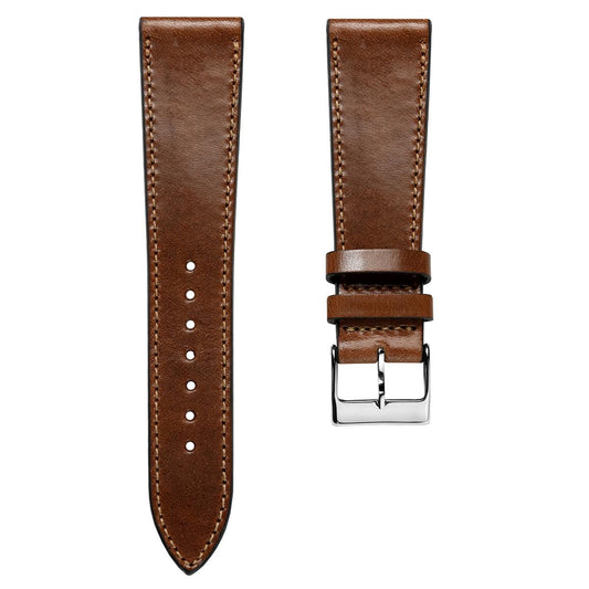 Radstock Missouri Vintage Leather Watch Strap - Medium Brown