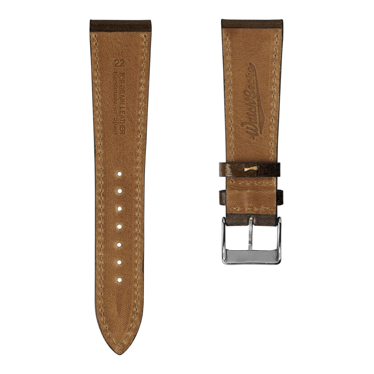 Natural Leather Brown Purse Strap Leather Italian Flat Calf Leather Strips  Cowhide Leather Craft for Belt