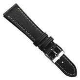Castile Handmade Spanish Leather Watch Strap - Black