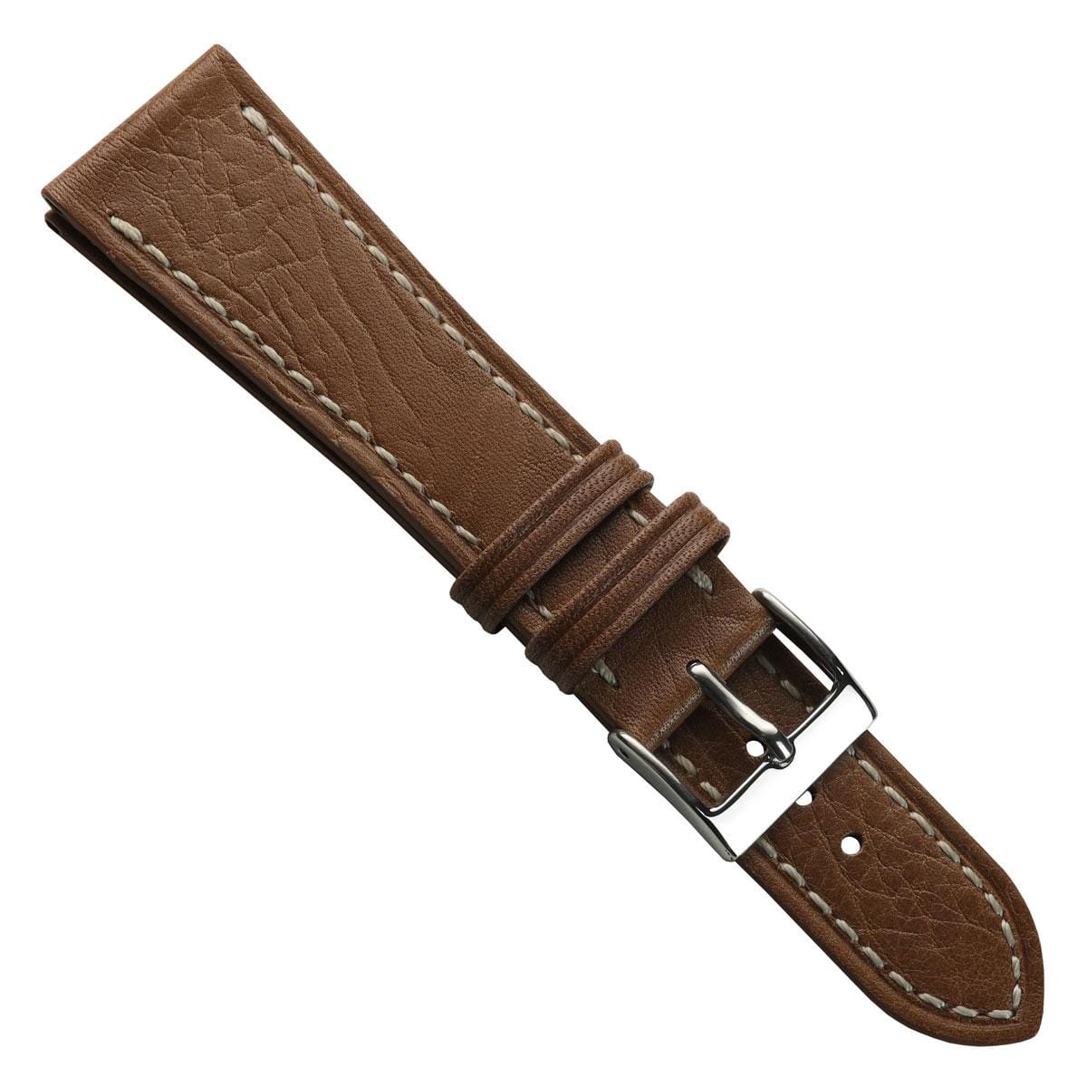 Castile Handmade Spanish Leather Watch Strap - Light Brown