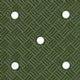 Vintage Style Perforated Rubber Watch Strap - Green