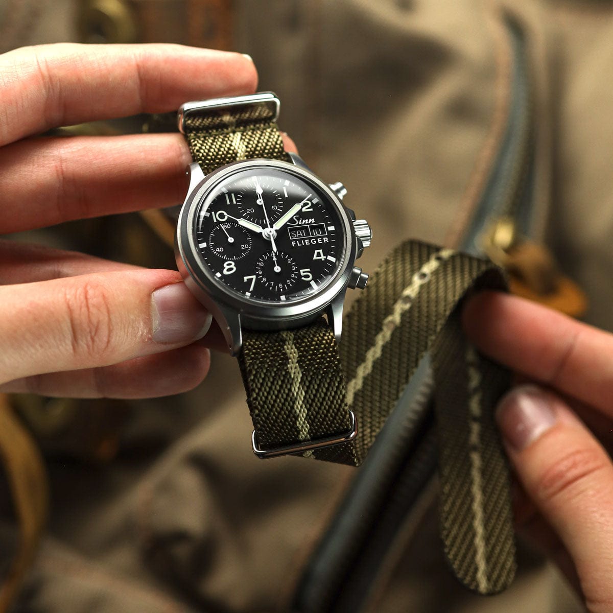 ZULUDIVER 1973 British Military Watch Strap: INFANTRY - Osprey