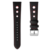 ZULUDIVER Mayday Anchor Sailcloth Divers Watch Strap - Red