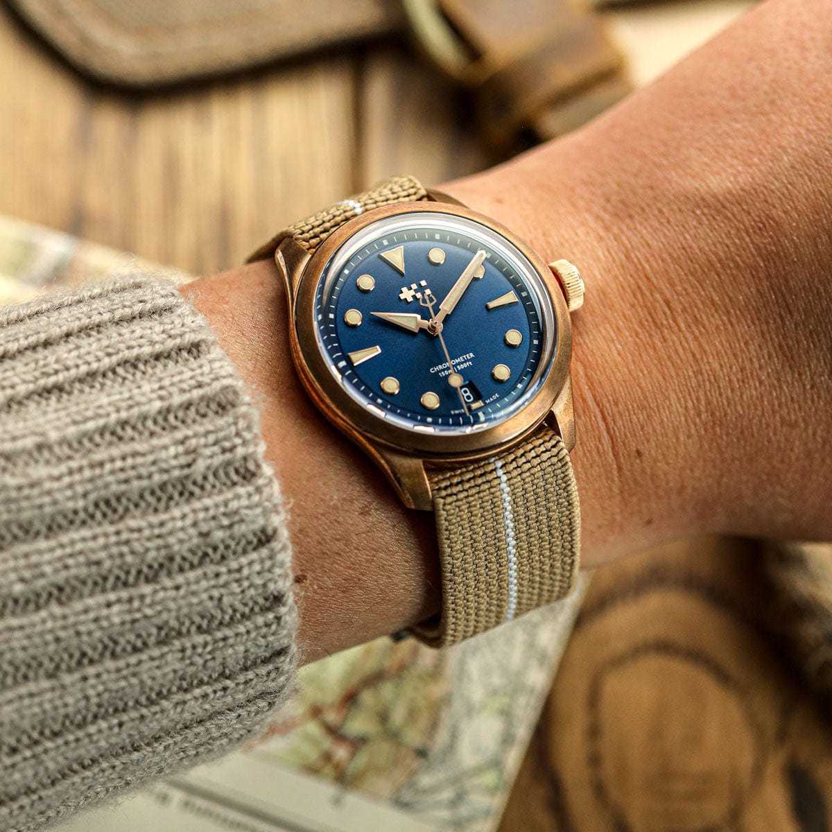 OctoPod Elasticated Watch Strap - Dune