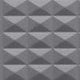 Seacroft Waffle Rubber Dive Watch Strap - Grey