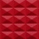 Seacroft Waffle Rubber Dive Watch Strap - Red