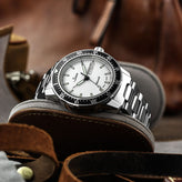 104 St Sa I Automatic Sports Watch - White Dial - Solid Bracelet - NEARLY NEW