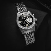 Aquastar Deepstar 2 37mm Vintage Black Dial BOR Bracelet