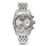 Aquastar Deepstar 39mm Chronograph Silverline Dial BOR Bracelet