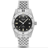 Aquastar Model 60 Black Dial BOR Bracelet