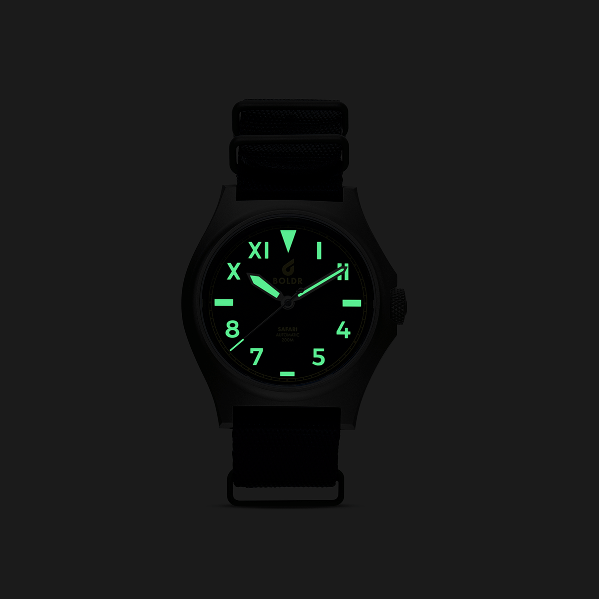 Boldr Ranger Kopje Automatic Field Watch - Black California Dial