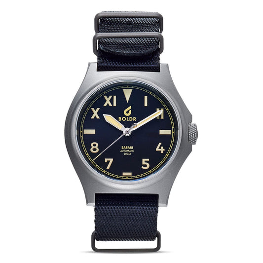 Boldr Ranger Kopje Automatic Field Watch - Black California Dial - NEARLY NEW