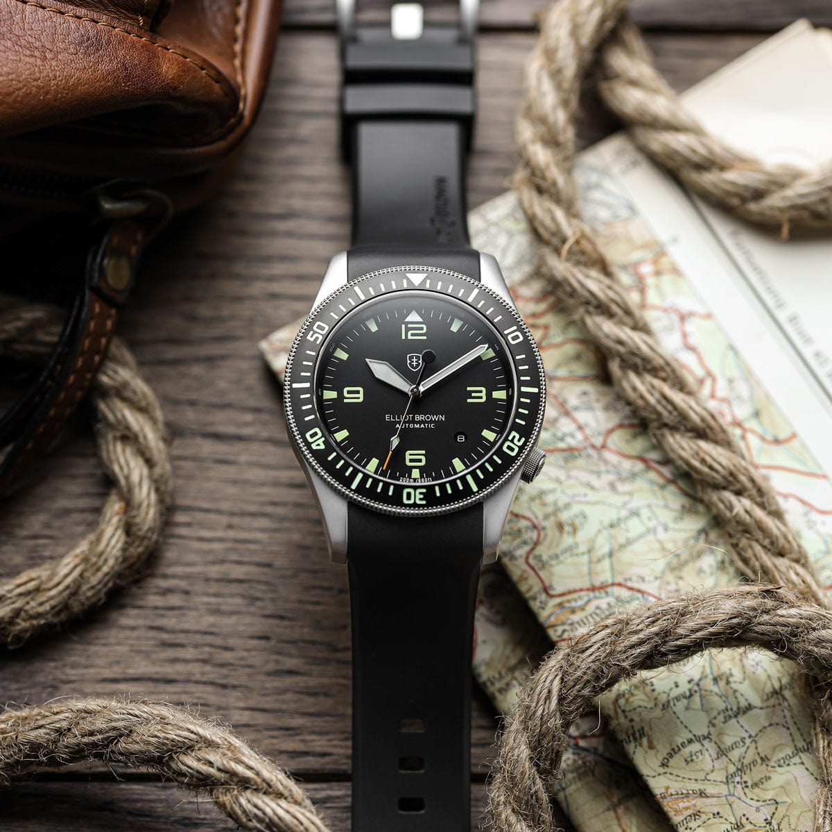 Elliot Brown Holton Automatic 101-A11 - Silver/Black - NEARLY NEW