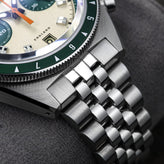 FORZO G2 Drive King Chronograph Watch - Cream / Green Dial