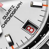 Geckota Chronotimer Quartz Chronograph Watch - Racing Panda Dial - NEARLY NEW